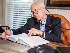 david blackwell at desk