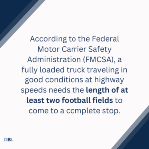 truck braking distance