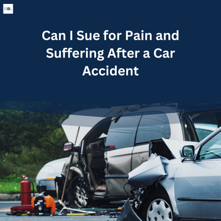 can i sue for pain and suffering after a car accident