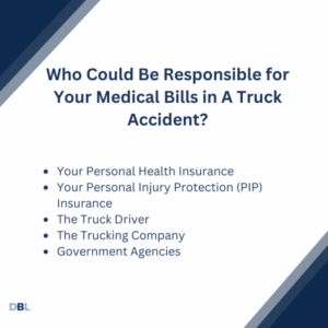 medical bills responsibility after a truck accident